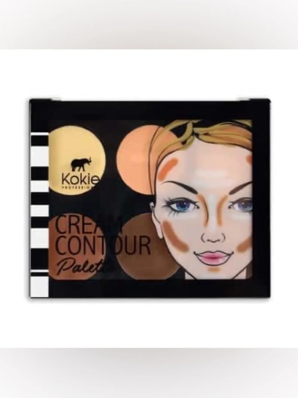 Kokie Cosmetics Cream Contour Kit Deep/Dark
